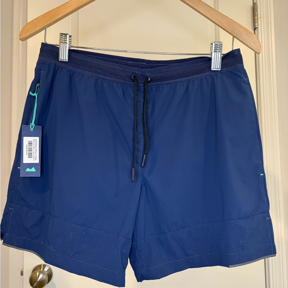 Myles River Blue Switchback 6” Shorts
